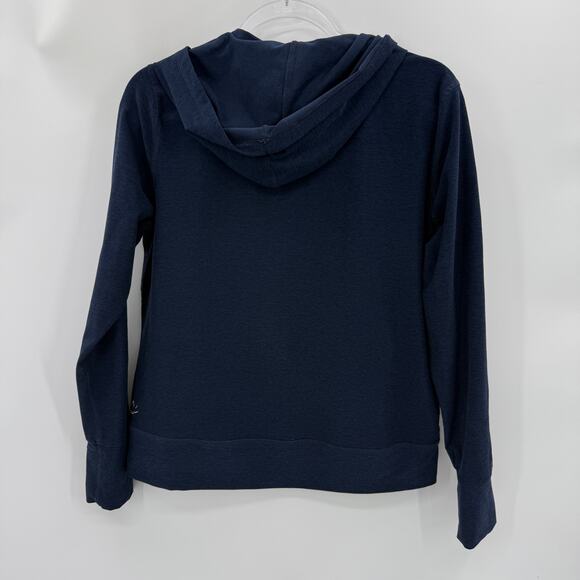 BEYOND YOGA Mens FreeFit Full Zip Hoodie Size M Blue Sweatshirt Soft Stretch - Picture 4 of 7